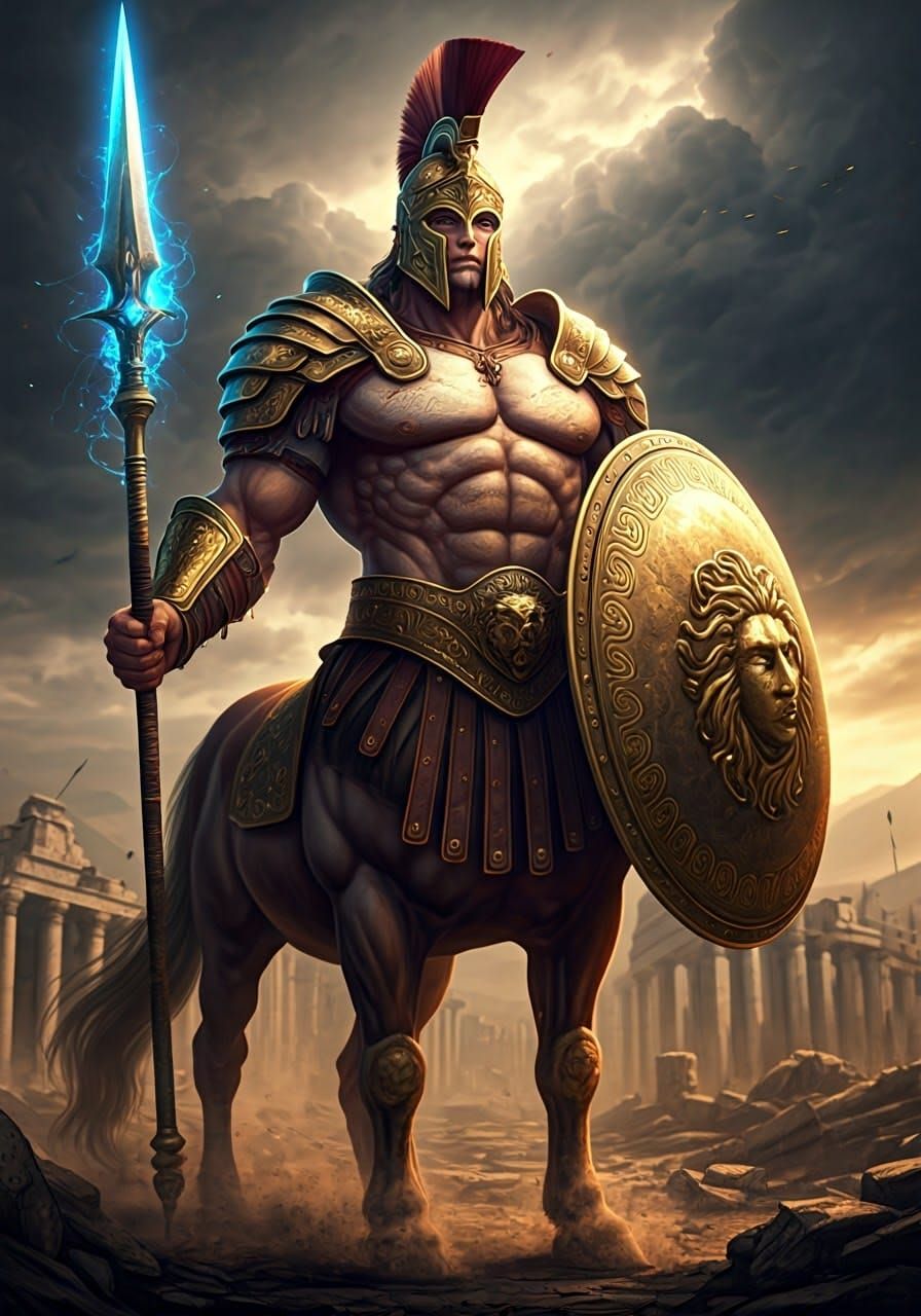 Ancient Greece Centaur  Warrior O2