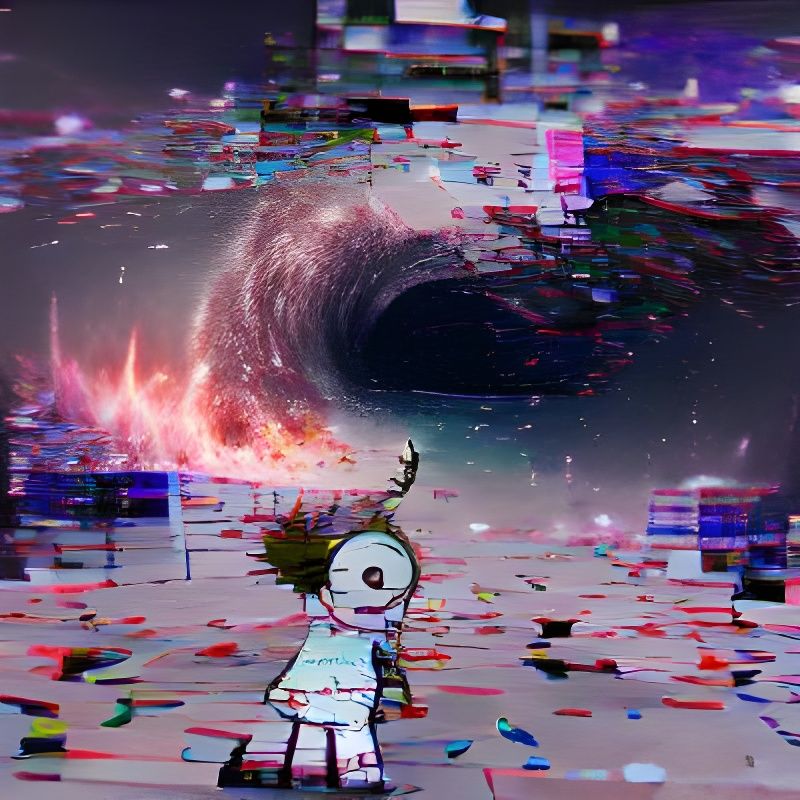 Minimalist Depiction of Existential Void