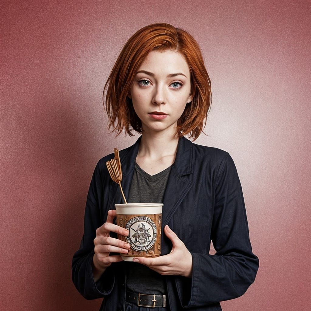 Buffy's Loyal Friend in a Captivating Portrait