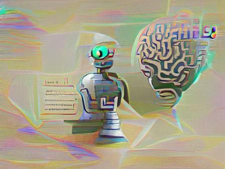 Artificial Intelligence Network Concept