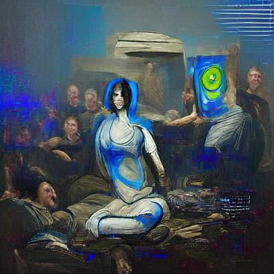Cortana as Renaissance Portrait