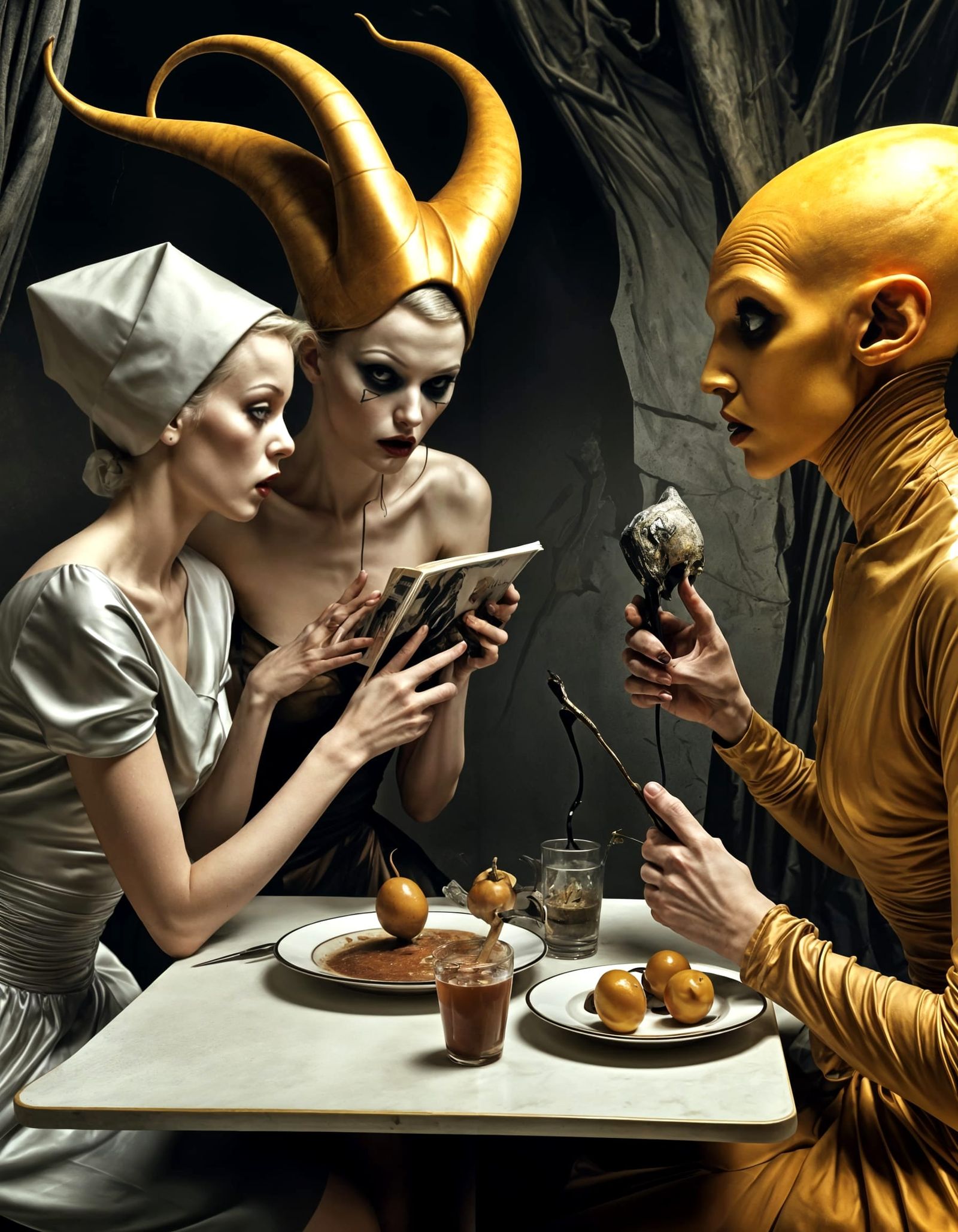 1950s Magazine Cover: Surreal Daily Life, Hyperrealism