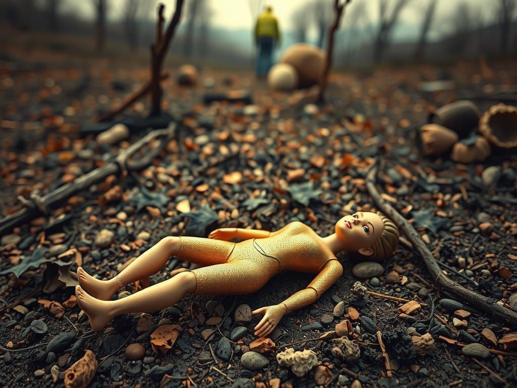 Surreal Scene of Destruction in California Landscape