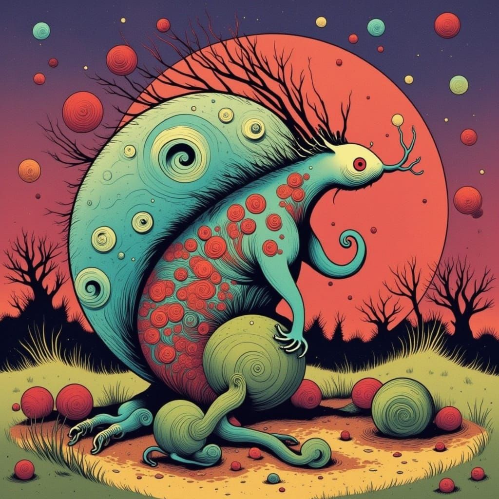 Cyberpunk Cityscape at Dawn with Neon Lights