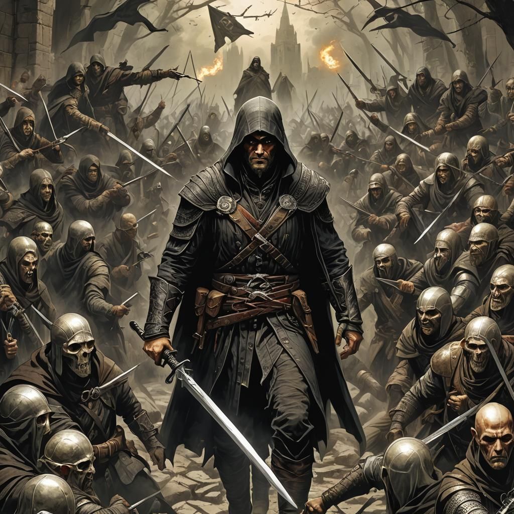 Durzo Blint Confronts Gaelan Starfire: A Cinematic Scene