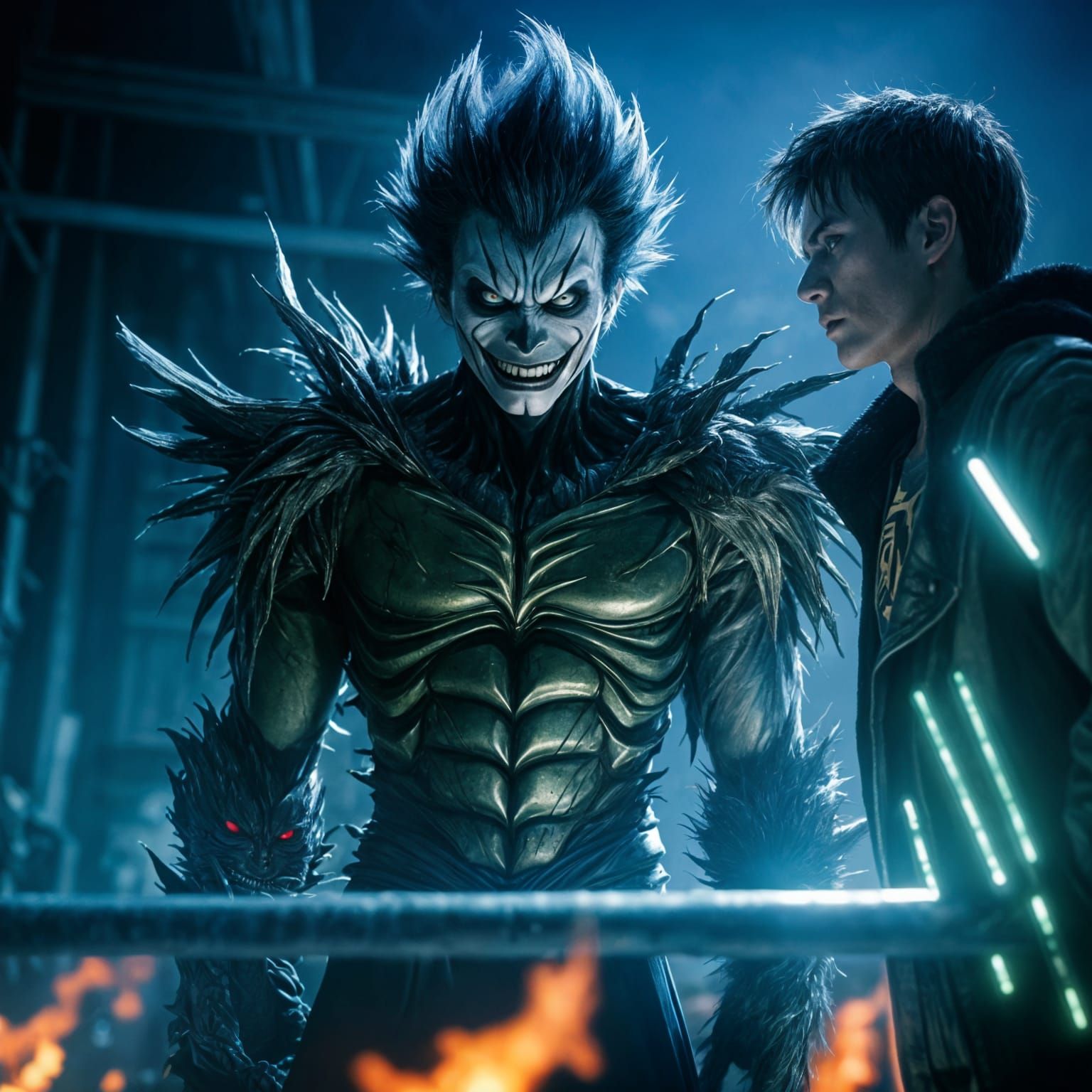 Epic Cinematic Mashup of Ryuk and Green Psycho Ranger