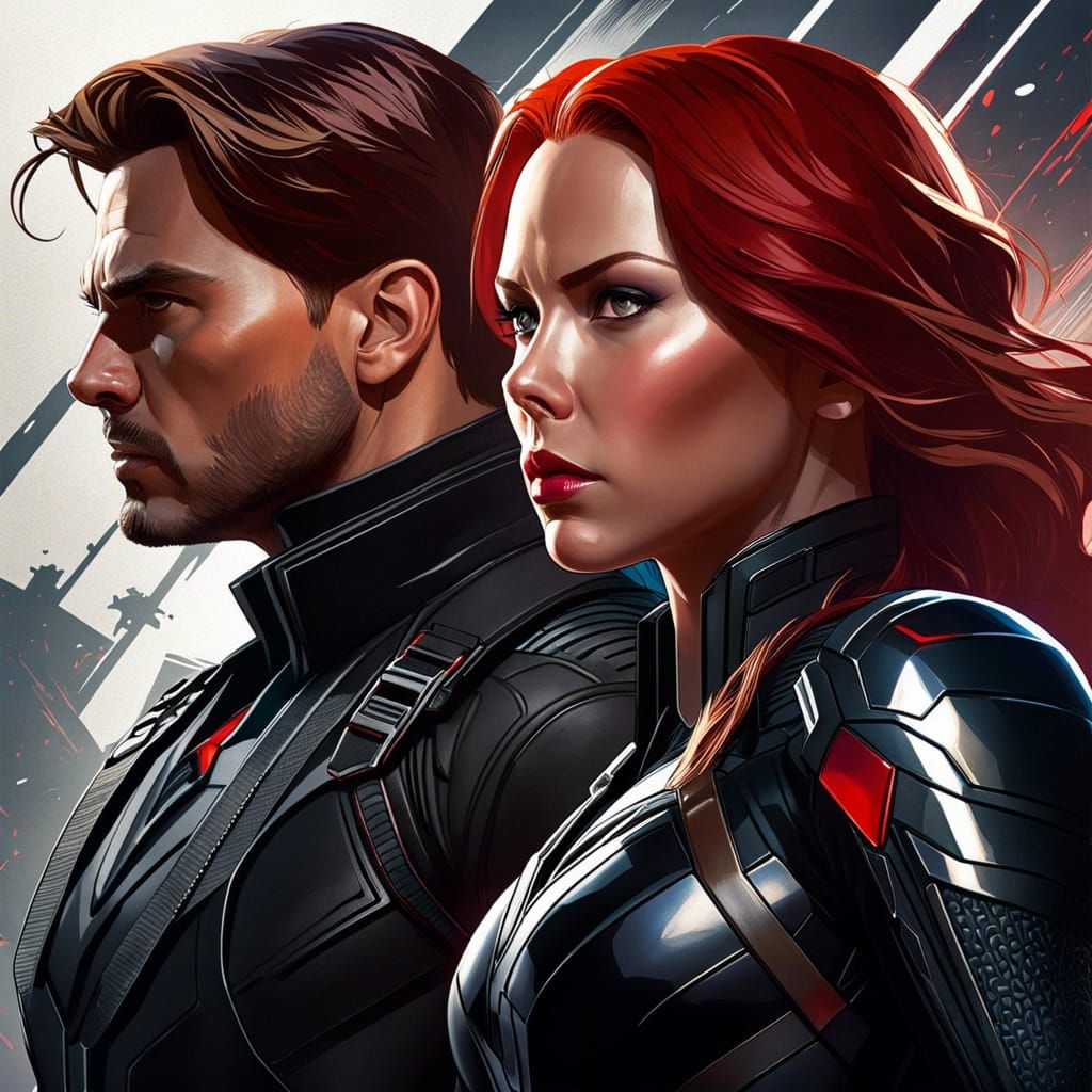 Black Widow and Winter Soldier: Detailed Concept Art
