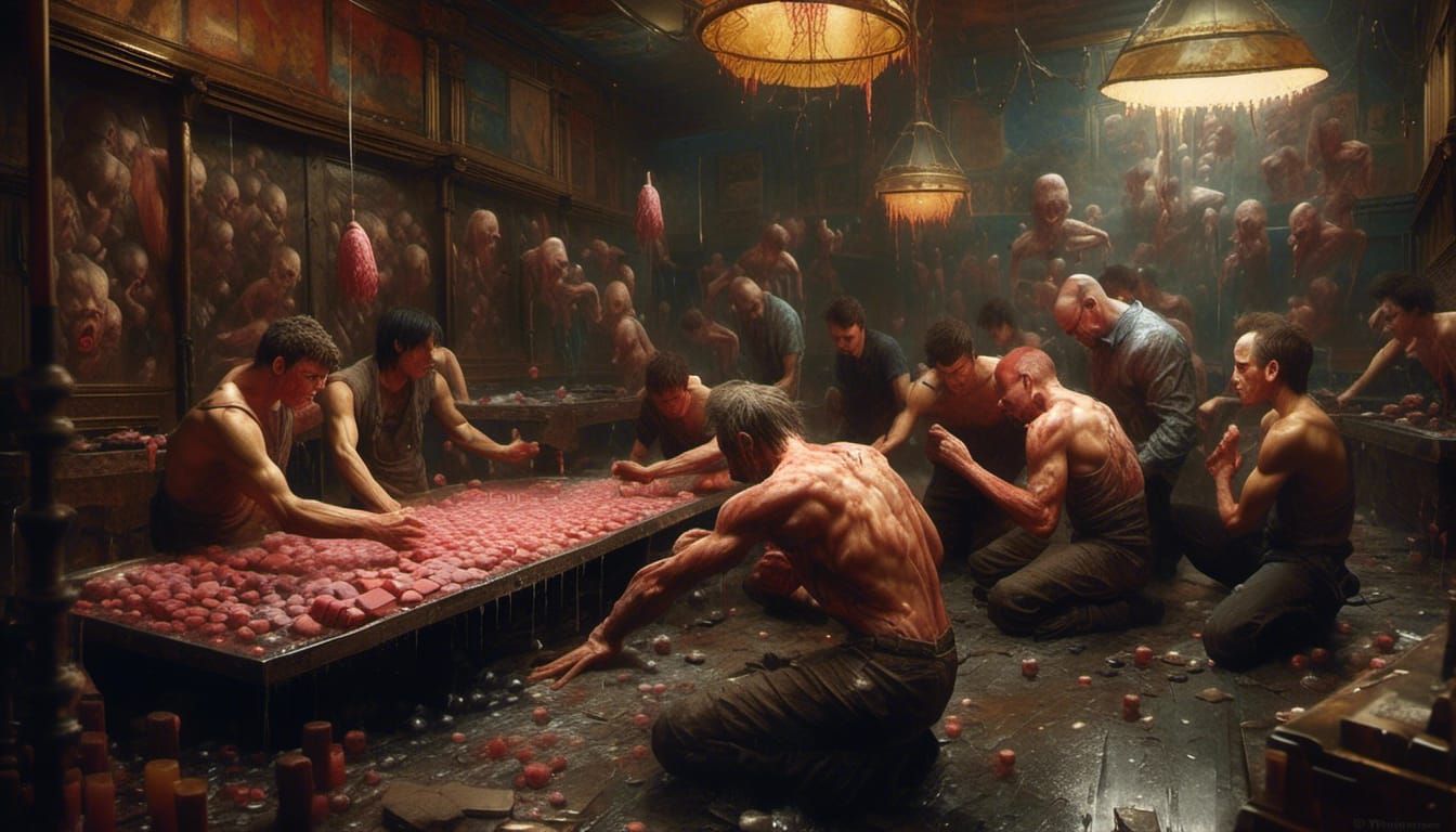 <lora:Unreal:1.0>Fight Club<project mayhem:but first we <mak...