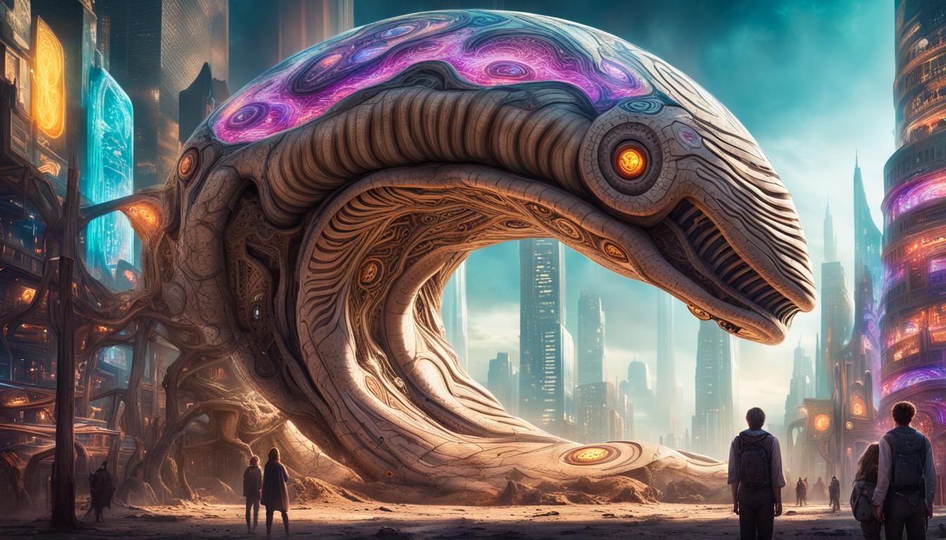 Sandworm Attacks Cyberpunk Tree of Life City