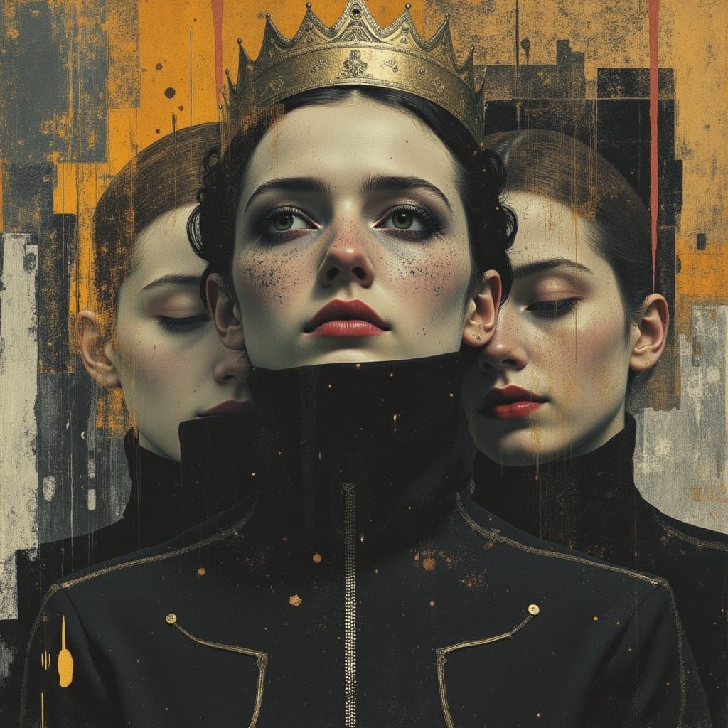 Angsty Prince in Dreamlike, Fresco Style