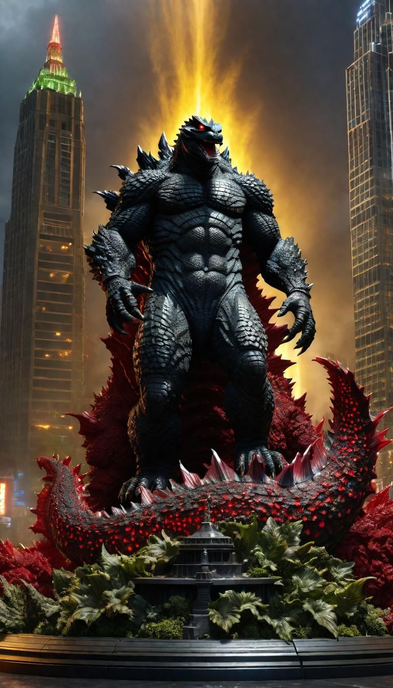 Godzilla as Spawn: A McFarlane-Inspired Masterpiece