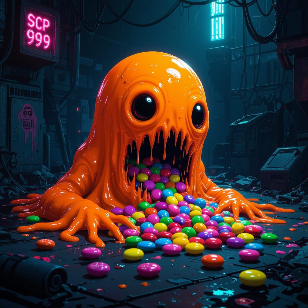 SCP 999: The Orange Slime's Candy Feast