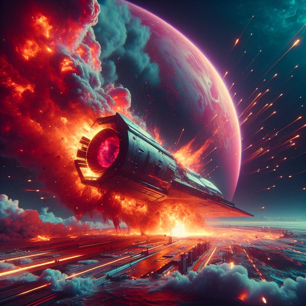 Melting NASA Spaceship Landing on Venus in 8K