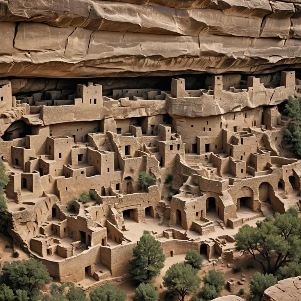 AI Image of Mesa Verde Cliff Dwellings
