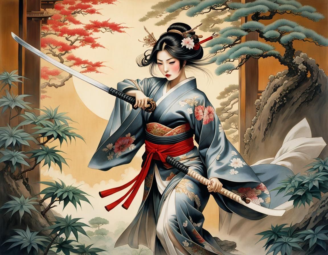 Japanese female warrior