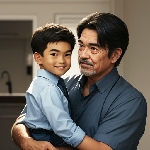 Heartwarming Father-Son Moment Captured