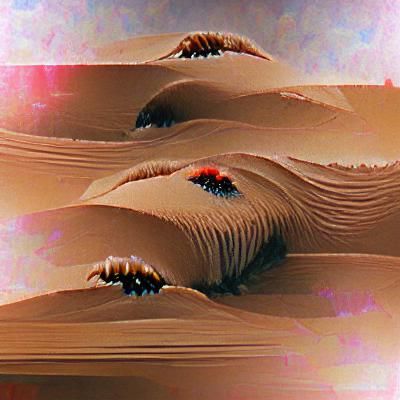 Minimalist Sand Dune Graphic