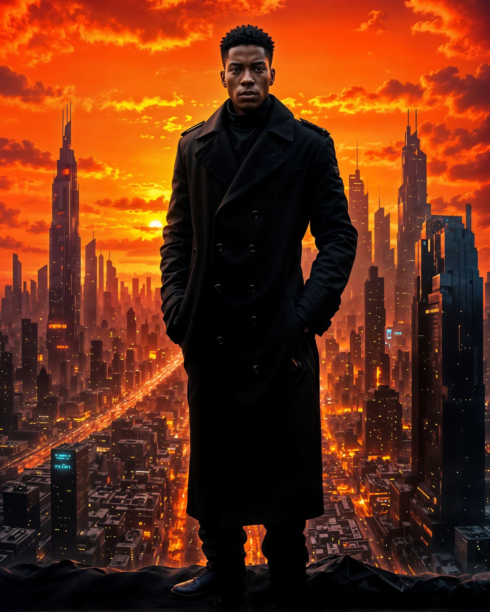 Surreal Futurist Hero Emerges from the Ashes of a Post-Apoca...