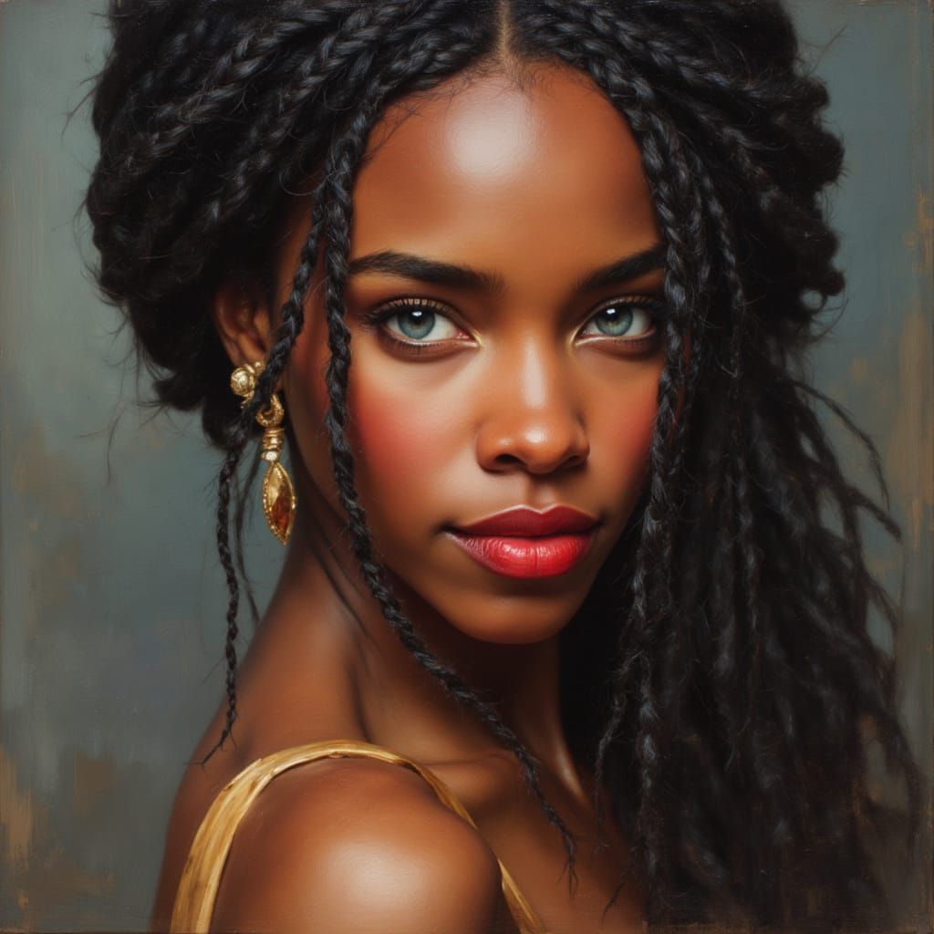 Kelly Rowland as African Goddess in Vogue Style