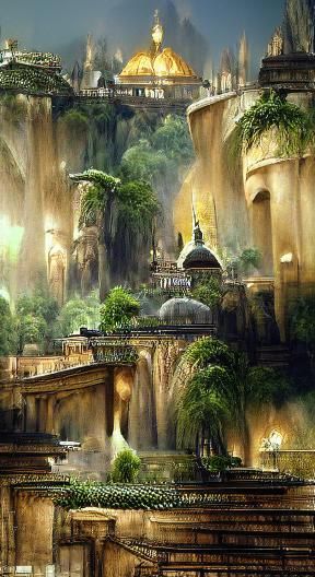 Naboo Jungle Temple: A Digital Star Wars Landscape