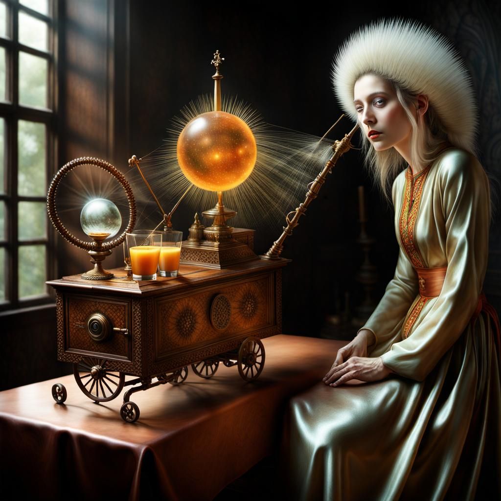 Magical Celebration in Photorealistic Surrealism