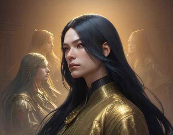 Bedroom Portrait of Five Women as Digital Art