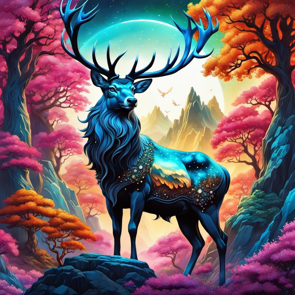 Magnificent deer