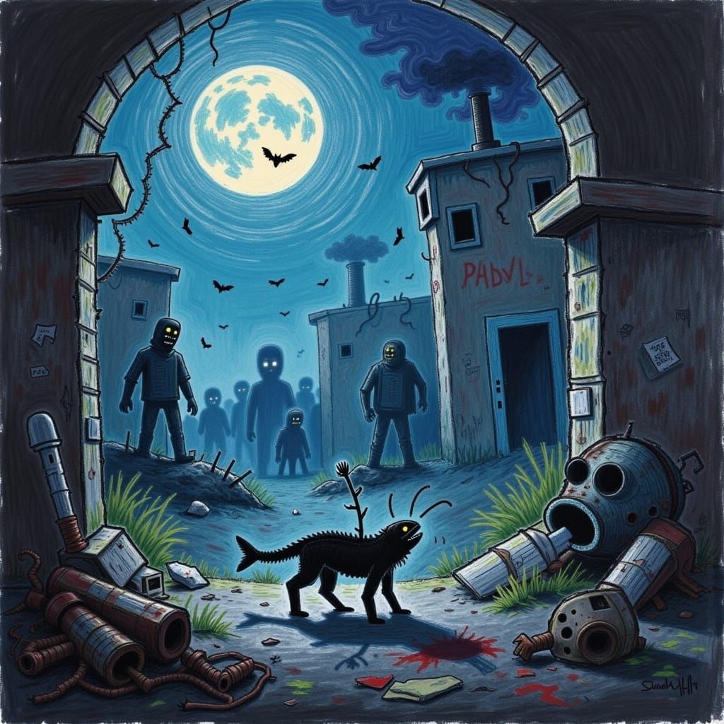 scarity, the howler, beginning to deliver the moonlight