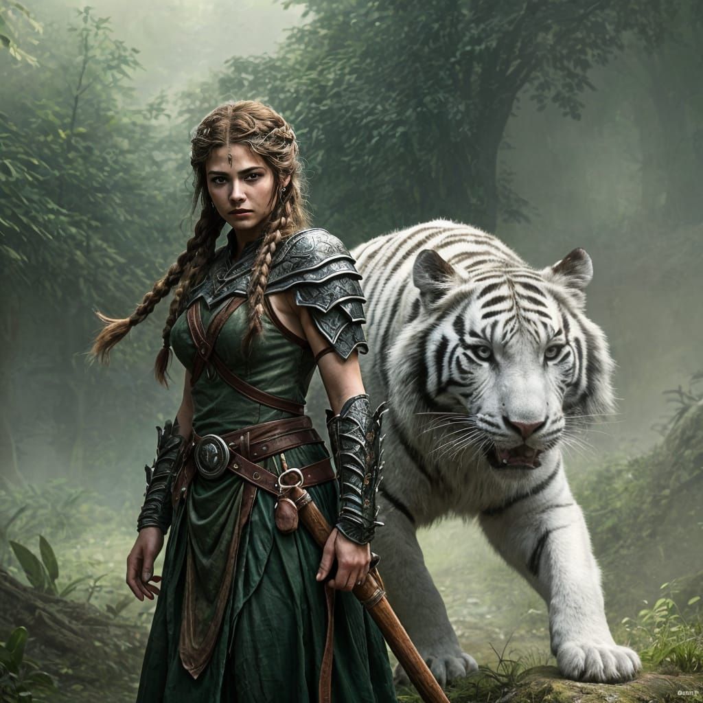 White Tiger and Warrior Queen: Forest's Wrath