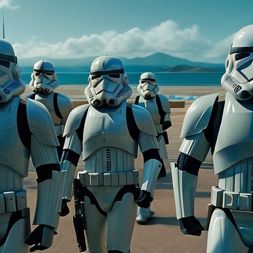 Clone Troopers Prepare for Epic Space Battle