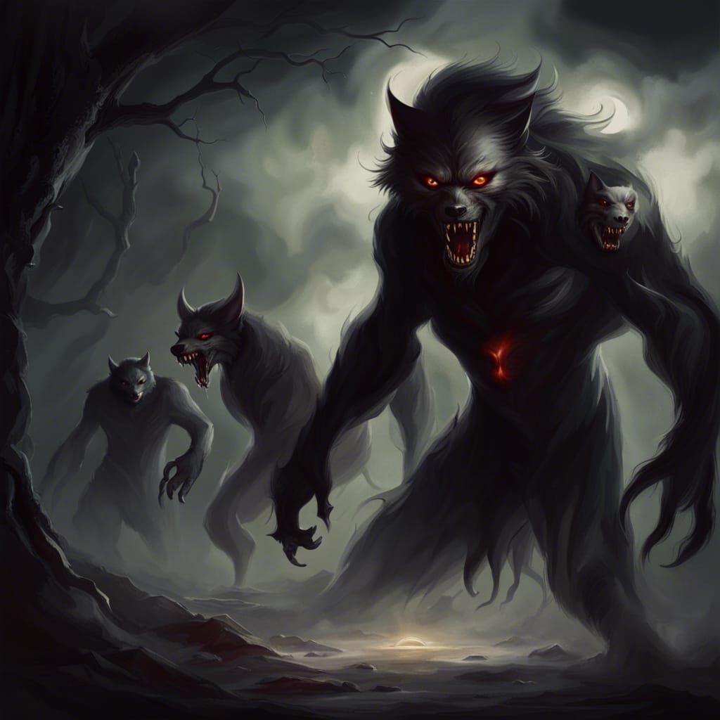 Vampires, Ghosts, Werewolves, Mythical creatures