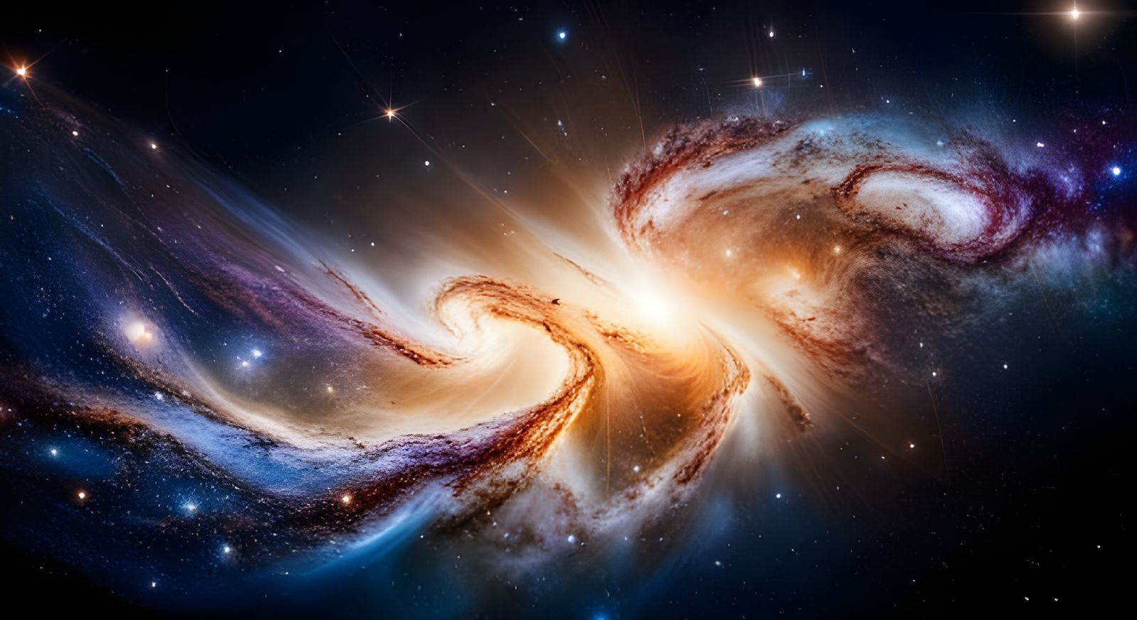 “My Universe - Colliding Nebulae”