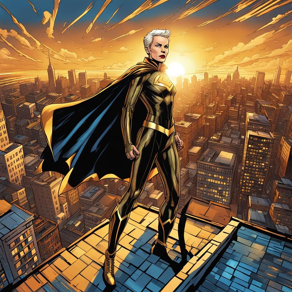 Annie Lennox as a Comic Book Superhero