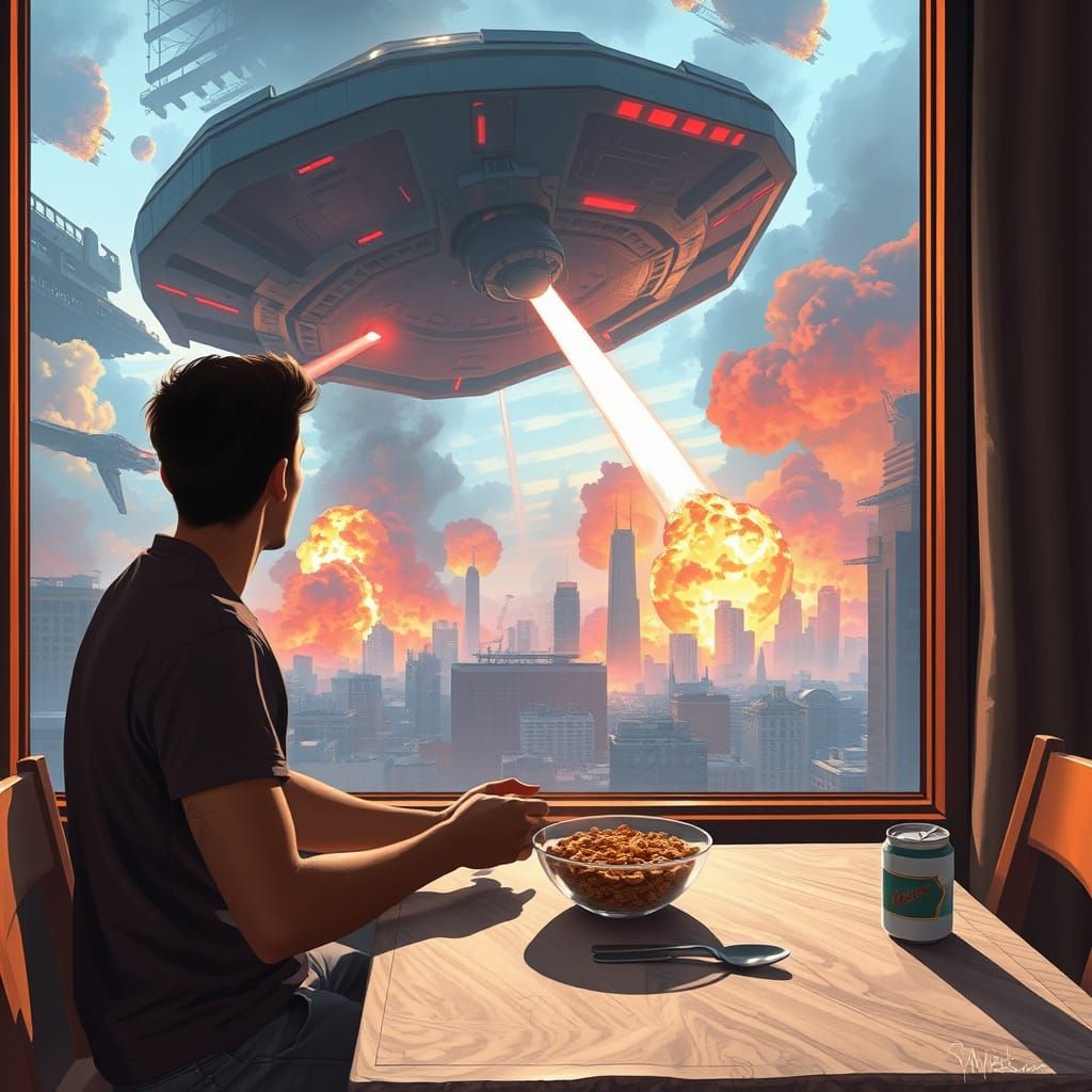 Morning Commute Turns to Cosmic Chaos