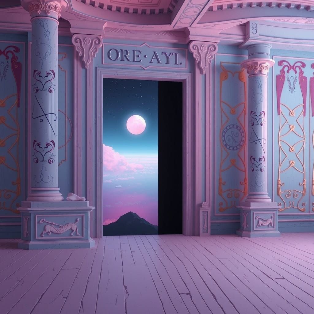 Ethereal Pantheon in Minimalist Architecture