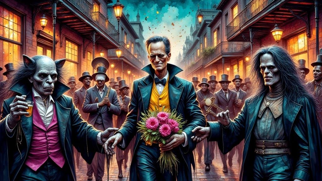 An LGBTQ+Movie Monster Wedding Done Right in N’awlins!