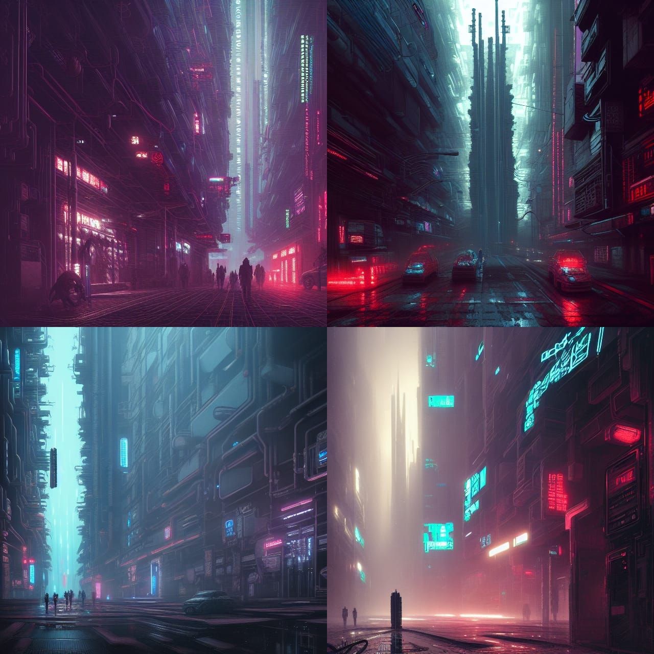 Cyberpunk Cityscape Pixel Art in 8K Resolution