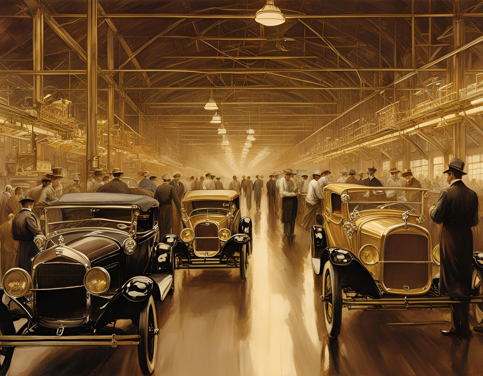 Ford Assembly Line: Golden Era Photography
