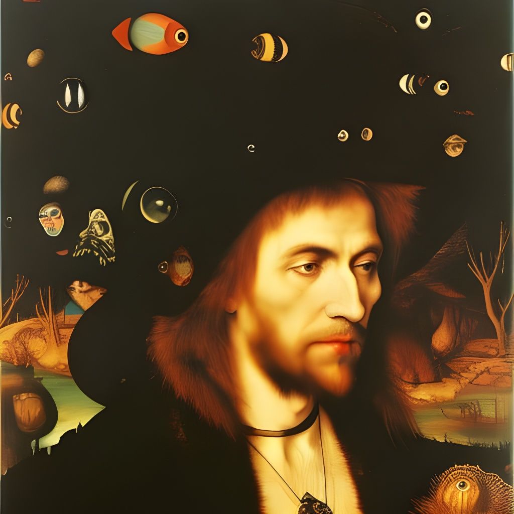 Surreal Seavampires in Underwater Scene