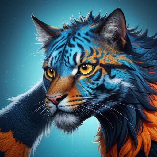 Joyful People and Animals Matched in Vibrant Concept Art