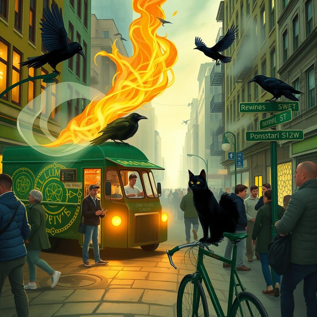 Celtic Wonderland: The Dagda's Magical Food Truck