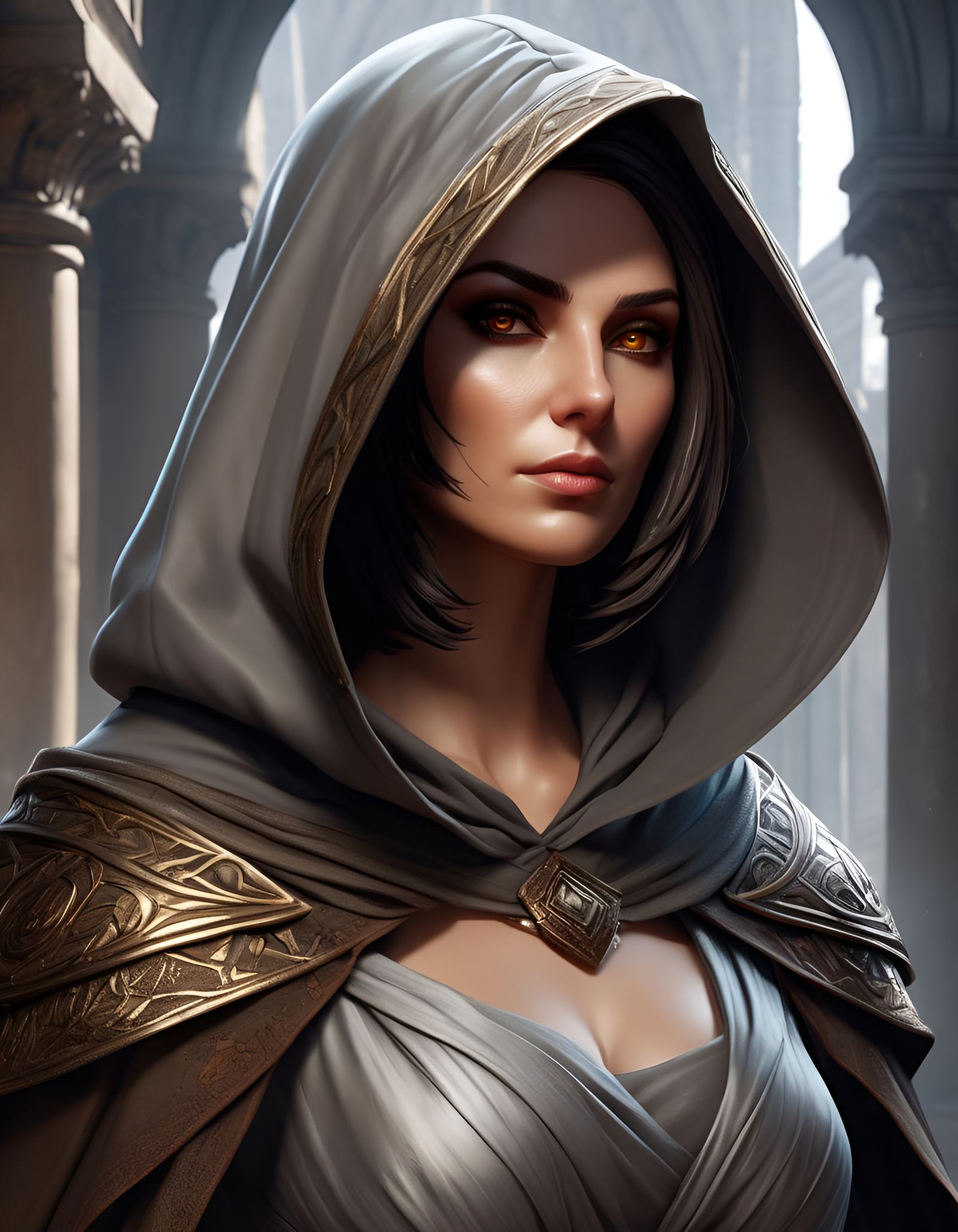 Goddess of Deception in Fantasy Art Style