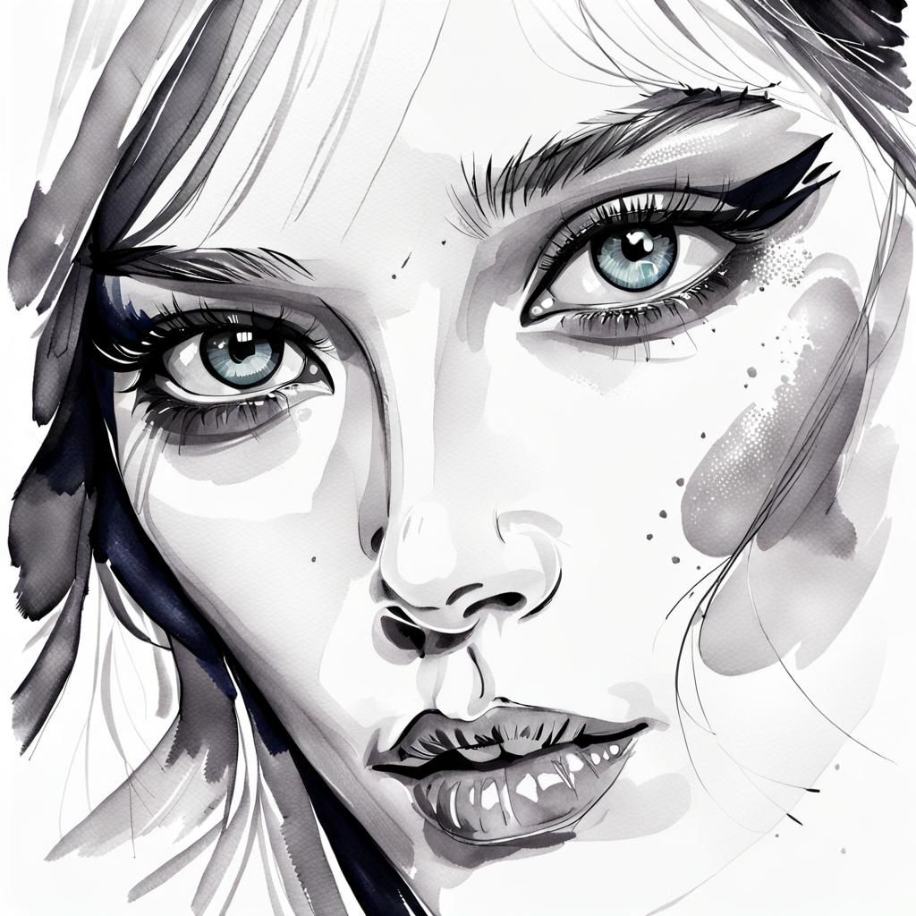 Stylish Fashion Portrait in Vibrant Colors