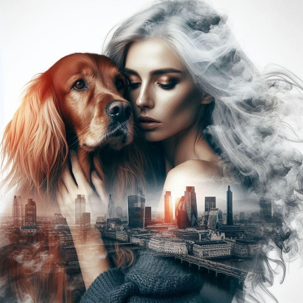 Oil Painting Double Exposure Effect