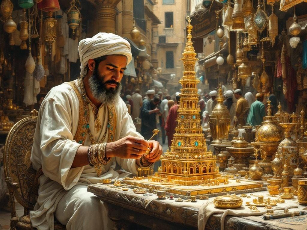 Baghdad Artisan Crafts Tower of Babel Replica