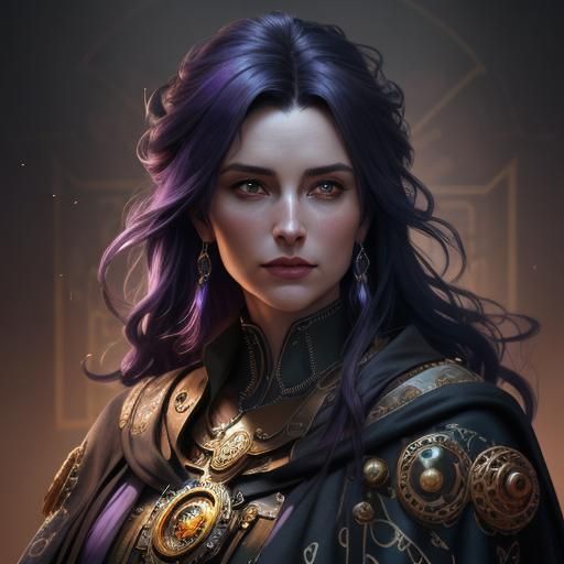 Steampunk Portrait Concept Art in Victorian Style
