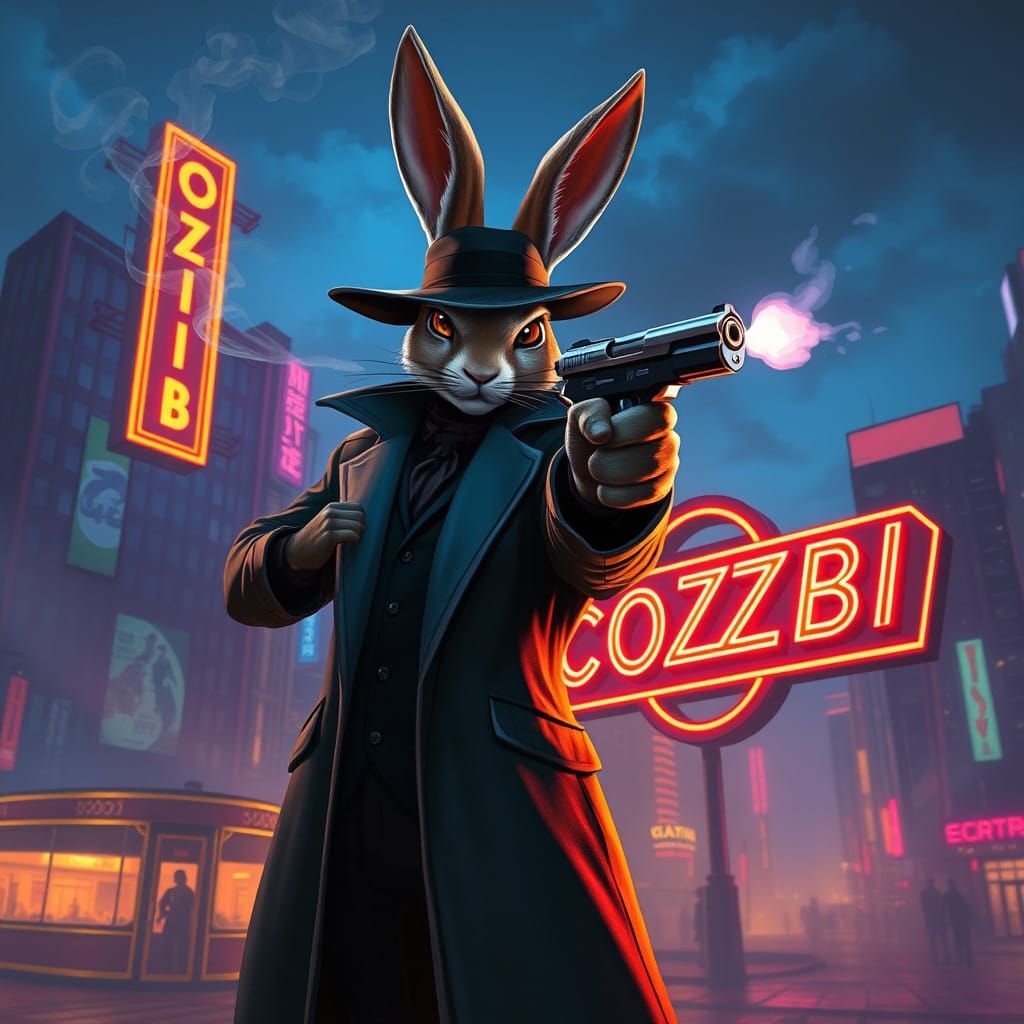 Glamorous Rabbit Gangster Defies the City in High-Stakes Sho...