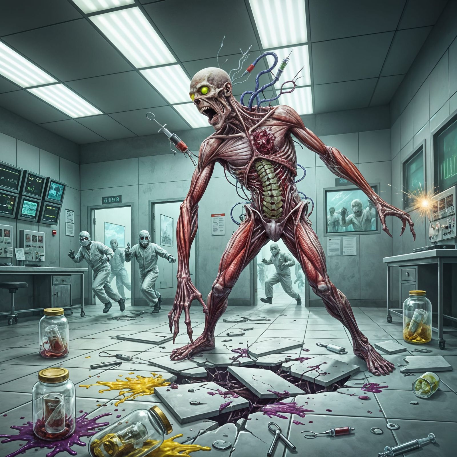 Man's Horrific Mutagenic Transformation in a Lab