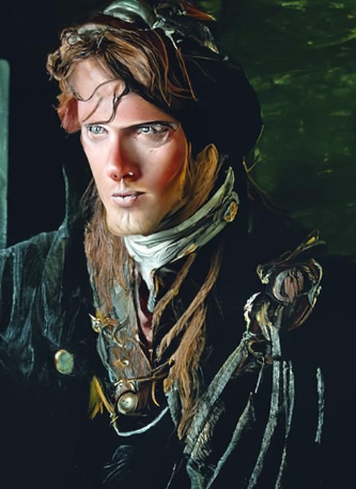 18th Century Pirate Concept Art in Hyperrealism