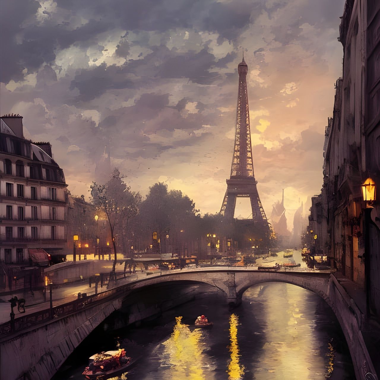 Paris 1980s Photojournalistic Impression